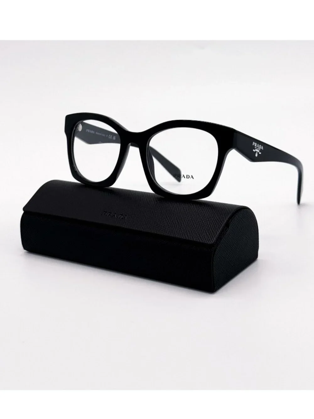 New Prada PR A05V Black Women Eyeglasses PRA05V 16K1O1